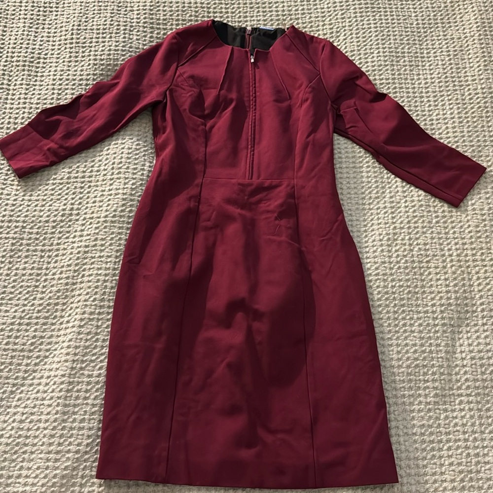 Elie Tahari Dart Zip Dress